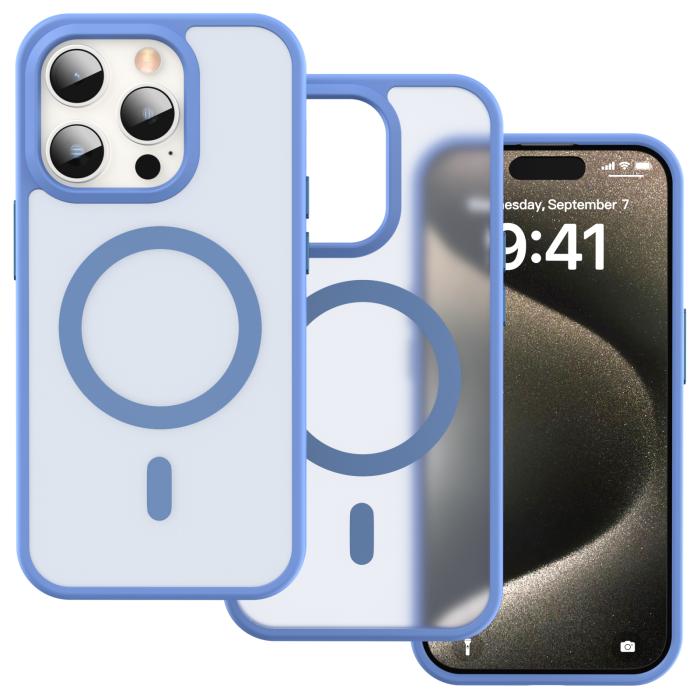 Bild 2, ColorPop iPhone 15 Pro Max Skal CH MagSafe Matt Ljus Lila