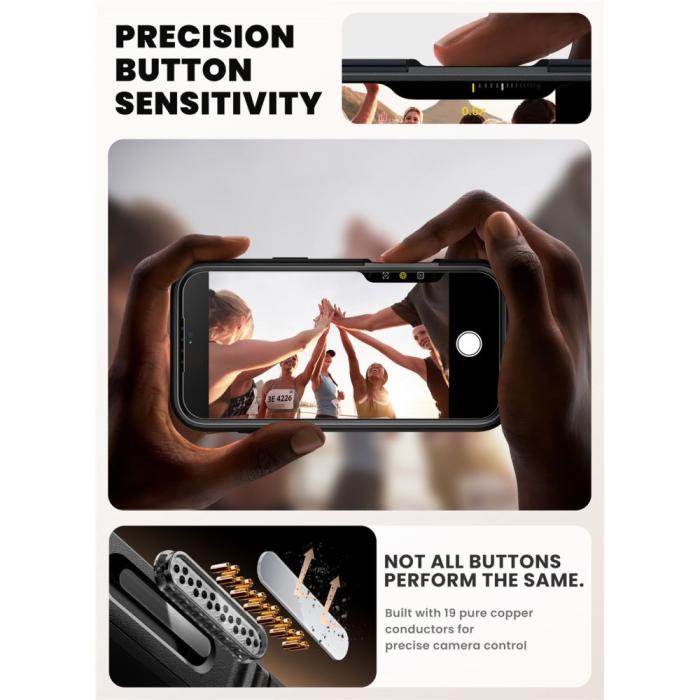 Bild 4, Supcase iPhone 17 Pro Max Skal MagSafe Iblsn Ares Flip Svart