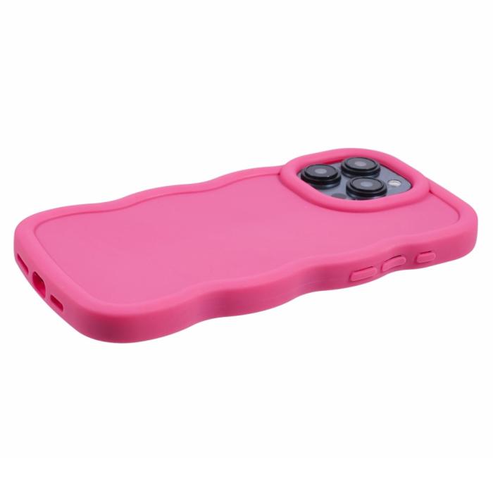 Bild 5, iPhone 14 Pro Mobilskal Wavy Rosa