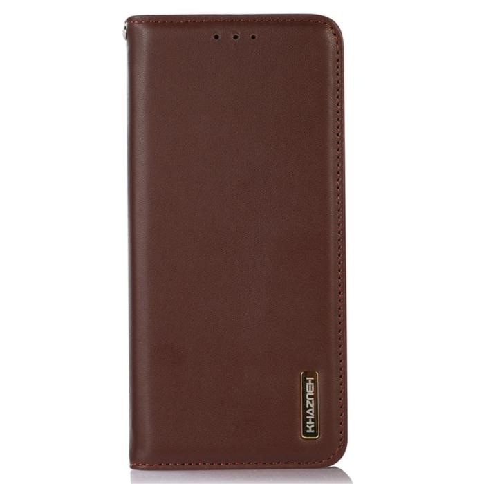 Bild 6, KHAZNEH Galaxy S24 Ultra Fodral Flip RFID Äkta Läder Brun