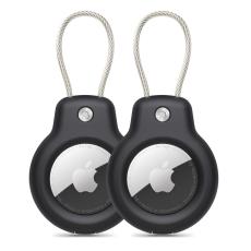 Tech-Protect Apple AirTag 2/1 2-PACK H&aring;llare Rough Vein Svart