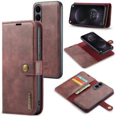DG.MING Galaxy S25 Edge 2in1 Magnet Fodral / Skal R&ouml;d