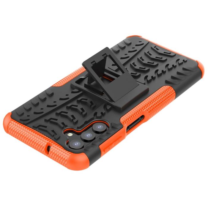 Bild 6, Samsung Galaxy A04s / A13 5G Stöttåligt Skal med Stöd Orange