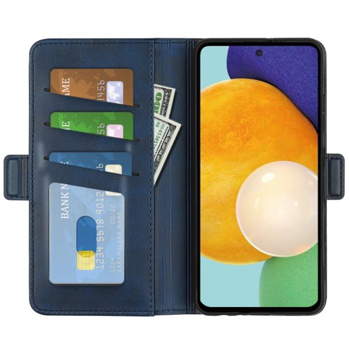 Bild 4, Samsung Galaxy A13 4G Fodral Magnetisk Stängning Blå
