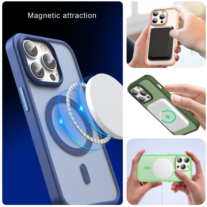 Bild 6, ColorPop iPhone 14 Pro Skal CH MagSafe Matt Svart