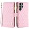 Samsung Galaxy S23 Ultra Fodral Diamond Multifunktionell Rosa