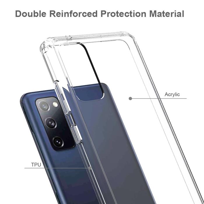 Bild 4, Samsung Galaxy S20 FE - Akryl+TPU Transparent Skal