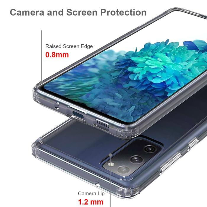 Bild 5, Samsung Galaxy S20 FE - Akryl+TPU Transparent Skal