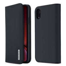 iPhone XR - DUX DUCIS Wish Äkta Läder Fodral - Blå