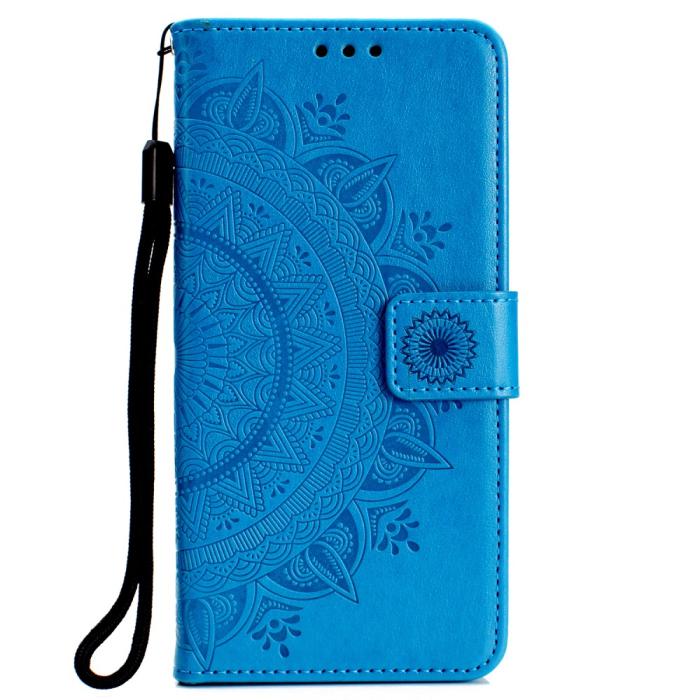 Bild 2, Samsung Galaxy S10 - Mandala Plånboksfodral - Blå
