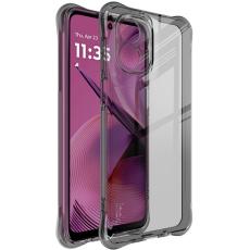 IMAK Motorola Moto G55 5G Skal TPU Shockproof Tonad Svart