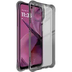 IMAK Motorola Moto G55 5G Skal TPU Shockproof Tonad Svart
