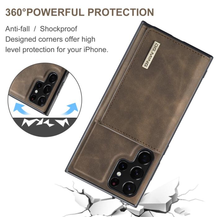 Bild 5, DG.MING Galaxy S24 Ultra Skal 2in1 Magnetisk Avtagbart Kortfack