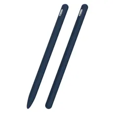 Apple Pen 2 / Pro Skal Liquid Silikon Anti-Slip Mörk Blå
