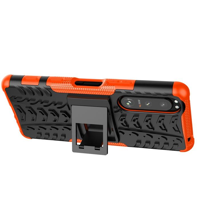 Bild 6, Sony Xperia 5 III Skal Ultimata Stöttåligt med Stöd Orange