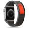 Tech-Protect Apple Watch 42/44/45/49 mm Armband Nylon Svart/Orange