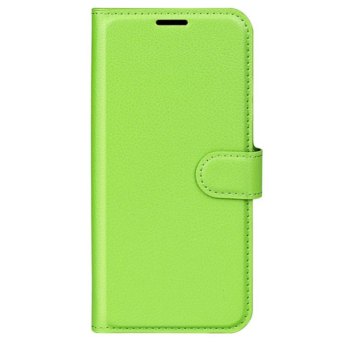 Bild 5, Xiaomi Redmi Note 12 4G Fodral Litchi Läder Grön