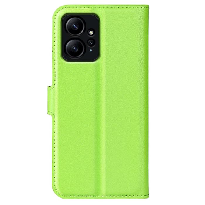 Bild 6, Xiaomi Redmi Note 12 4G Fodral Litchi Läder Grön