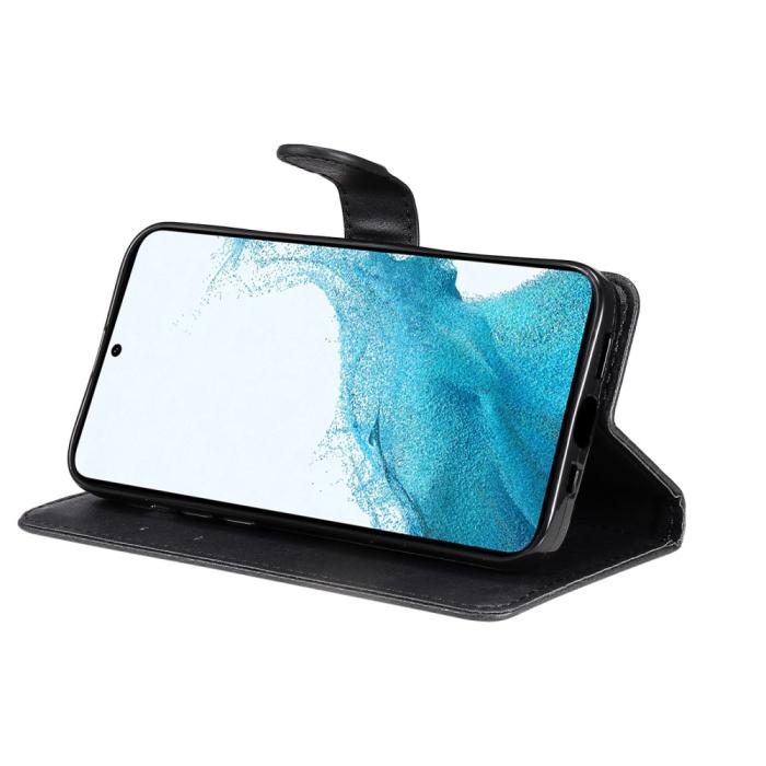 Bild 4, Samsung Galaxy S23 Plus Fodral Läder Svart