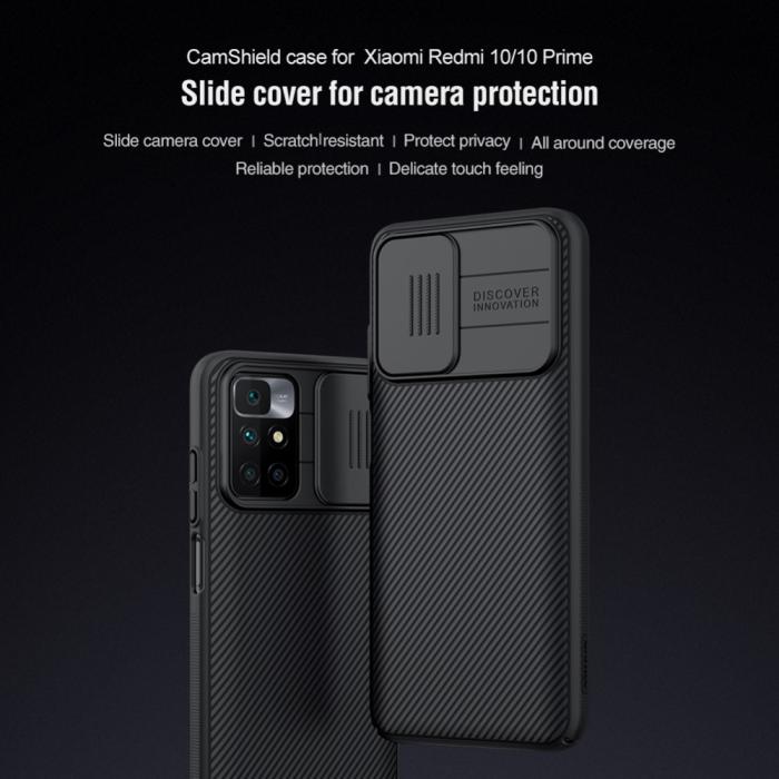 Bild 3, NILLKIN Xiaomi Redmi 10 Skal CamShield Pro Blå