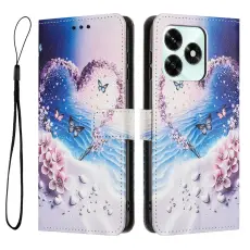 Honor X5c Plus Fodral Med Tryck Hj&auml;rta / Fj&auml;rilar