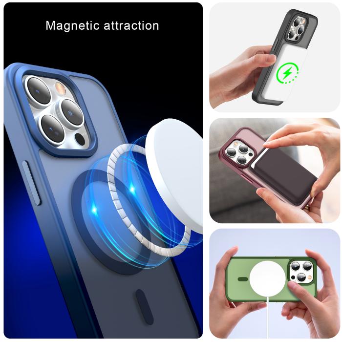 Bild 6, ColorPop iPhone 15 Pro Max Skal CH MagSafe Matt Ljus Lila