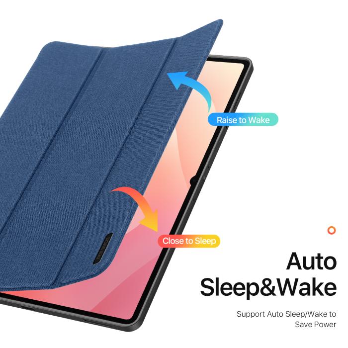 Bild 6, DUX DUCIS Galaxy Tab S11 Ultra Fodral DOMO Tri-Fold Blå