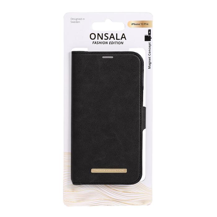 Bild 2, ONSALA iPhone 13 Pro 2in1 Magnet Fodral / Skal Midnight Black