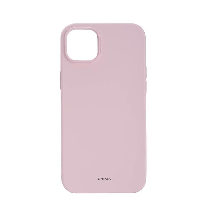Bild 1, ONSALA iPhone 14 Plus Mobilskal Silikon Chalk Pink