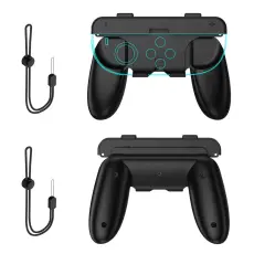 JYS 2 st Nintendo Switch 2 Joy-Con Grip Svart