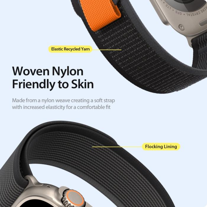 Bild 5, DUX DUCIS Apple Watch 38/40/41 mm Armband Sport Nylon Loop