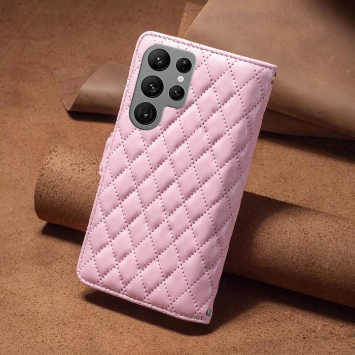Bild 6, Samsung Galaxy S23 Ultra Fodral Diamond Multifunktionell Rosa