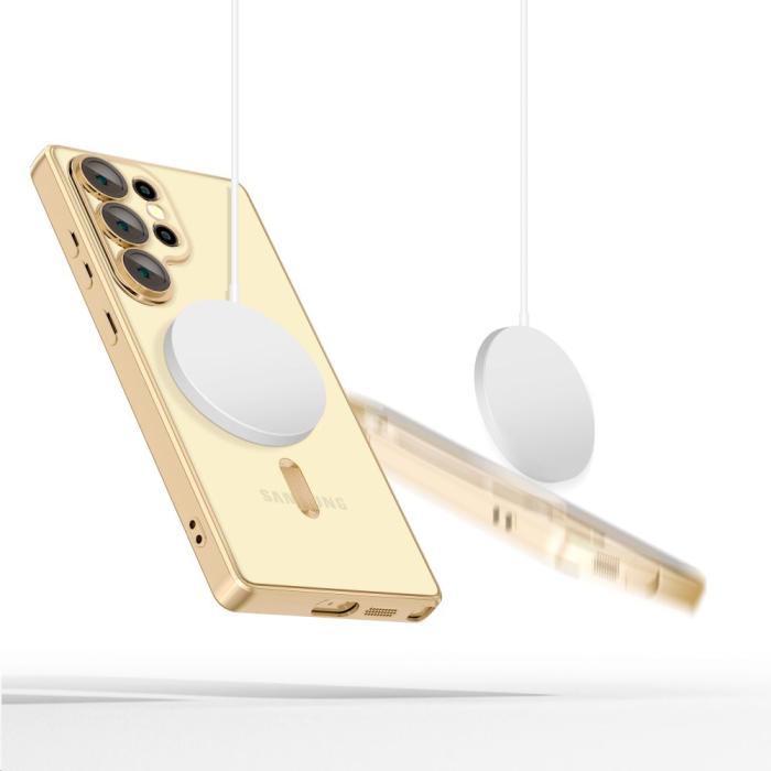 Bild 4, Tech-Protect Galaxy S25 Ultra Skal MagSafe MagFlex Shiny Gold