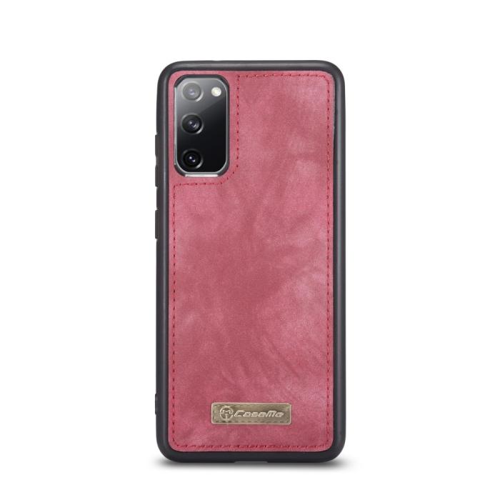 Bild 5, Samsung Galaxy S20 FE - CASEME 2-i-1 Magnet Skal/Fodral - Röd