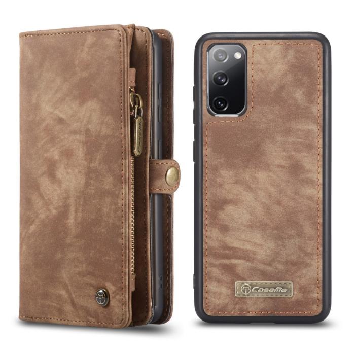 Bild 3, Samsung Galaxy S20 FE - CASEME 2-i-1 Magnet Skal/Fodral - Brun