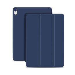 iPad Air 2020/2022/2024 / Pro 11 2018 2in1 Magnet Tri-Fold Litchi Fodral Blå