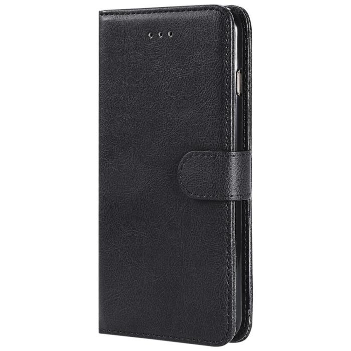Bild 2, iPhone 6/6S/7/8 Plus - 2in1 Magnet Skal / Plånboksfodral - Svart
