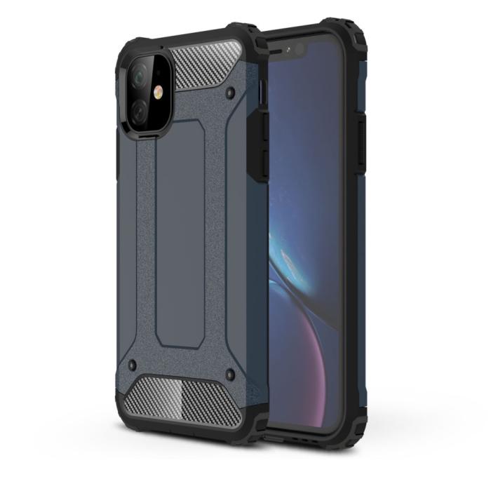 Bild 1, iPhone 11 - Guard Armour Skal - Navyblue