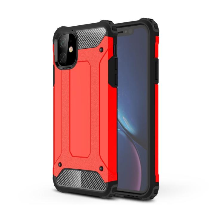 Bild 1, iPhone 11 - Guard Armour Skal - Röd