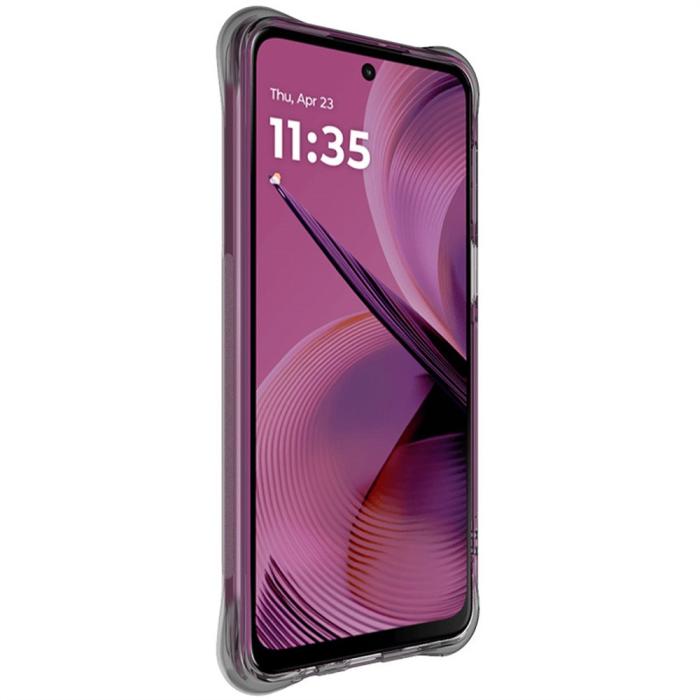 Bild 2, IMAK Motorola Moto G55 5G Skal TPU Shockproof Tonad Svart