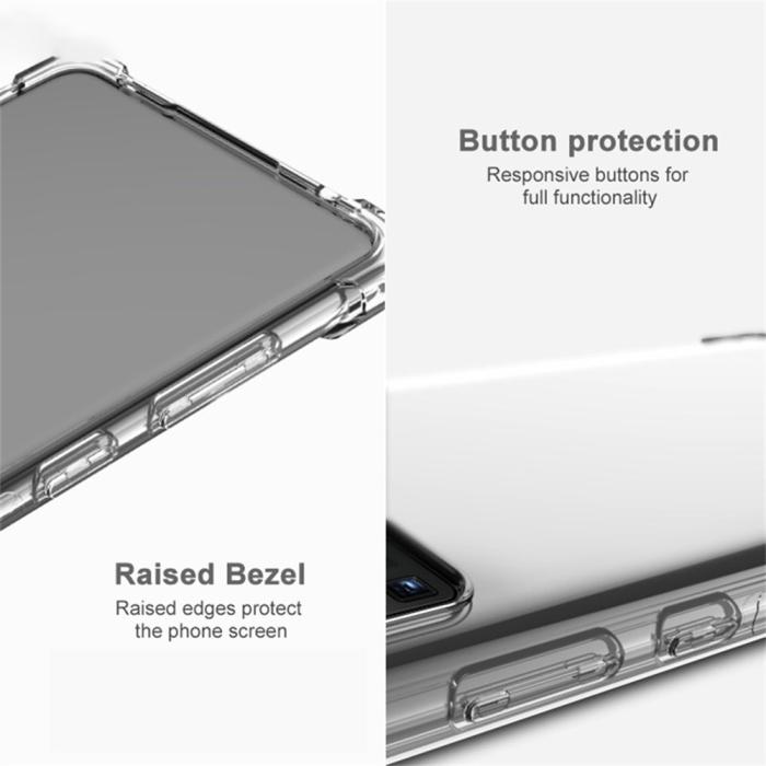 Bild 5, IMAK Motorola Moto G55 5G Skal TPU Shockproof Tonad Svart