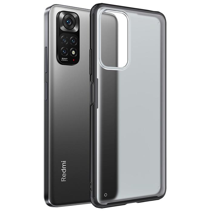 Bild 1, Xiaomi Redmi Note 11 4G Skal Armor Hybrid Matt Svart