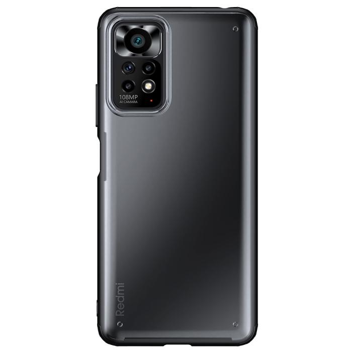 Bild 2, Xiaomi Redmi Note 11 4G Skal Armor Hybrid Matt Svart