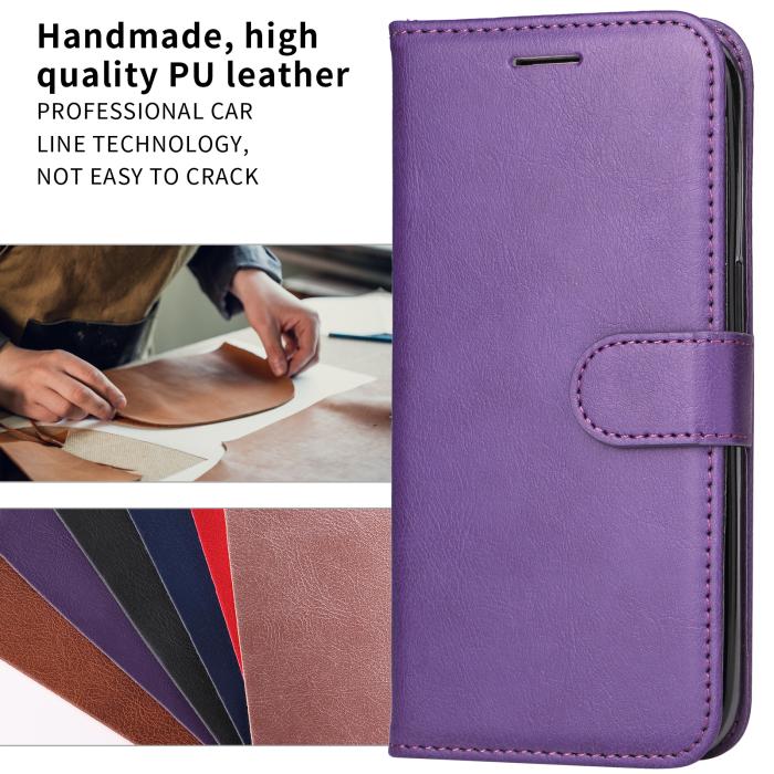Bild 6, Motorola Moto G86 Power / G86 5G Fodral Läder Lila