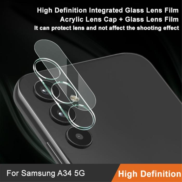 Bild 2, IMAK Samsung Galaxy A34 5G Linsskydd Akryl/Härdat Glas
