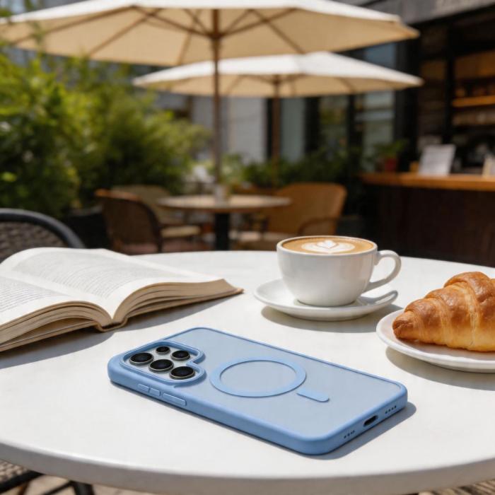 Bild 6, Tech-Protect Galaxy S26 Ultra Skal MagSafe MagMat Sky Blue