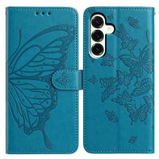 Samsung Galaxy A37 5G Fodral Med Fj&auml;ril Tryck Bl&aring;