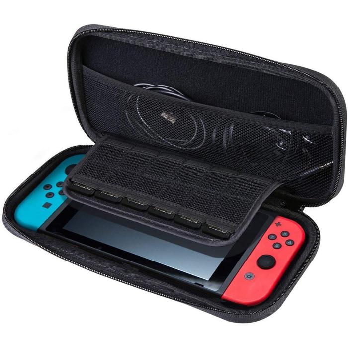 Bild 4, Nintendo Switch Förvaringsväska Anti-Drop Silver