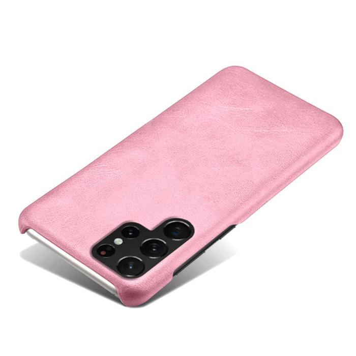 Bild 3, Samsung Galaxy S23 Ultra Skal Läder Belagt Roséguld