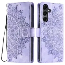 Samsung Galaxy S25 Fodral Mandala L&auml;der Lila